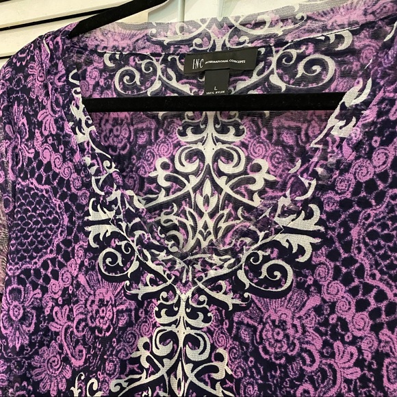 INC International Concepts Blouse - Picture 4 of 7